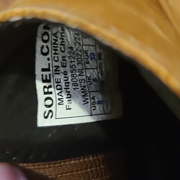 Sorel Lea Wedge Joan of Arctic Chelsea Wedge Camel Brown 8 waterproof - Picture 5 of 9